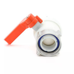 Vanne à bille S60x6 avec écrou flottant de 56mm - sortie mâle