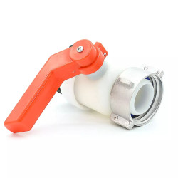 Vanne à bille S60x6 avec écrou flottant de 56mm - sortie mâle