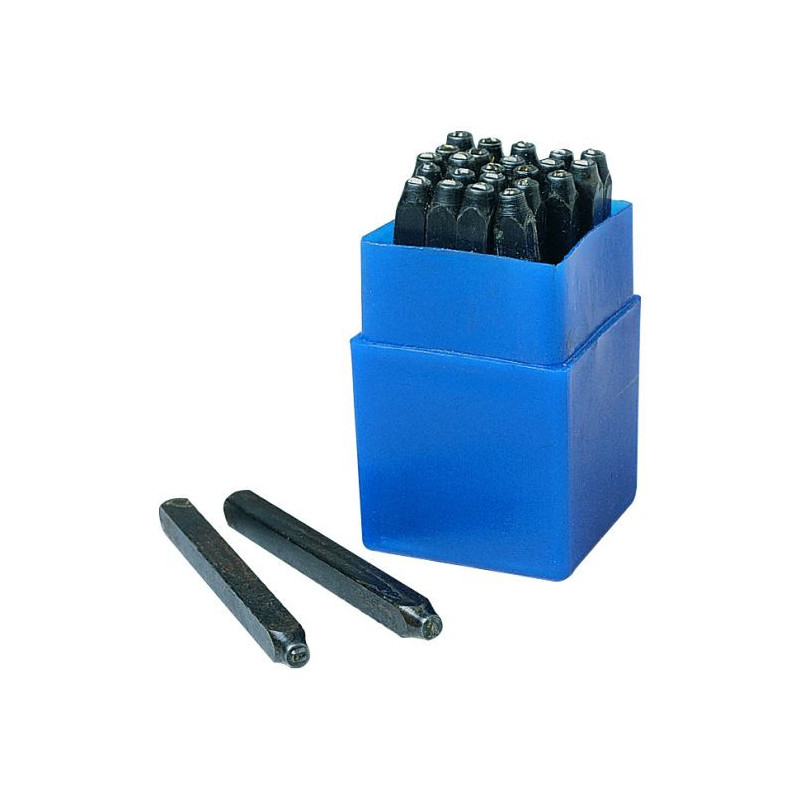 POINÇONS - SÉRIE ALPHABET - 27 LETTRES - HAUTEUR 10MM