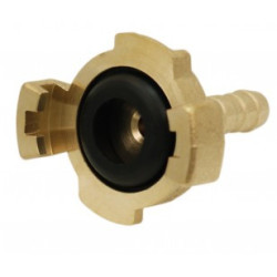 Raccord express cannelé 19 mm ADG avec joint noir_ref 07CAP-19