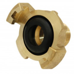 Raccord express mâle 3/8" ADG avec joint noir monté_ref 07MAP-12