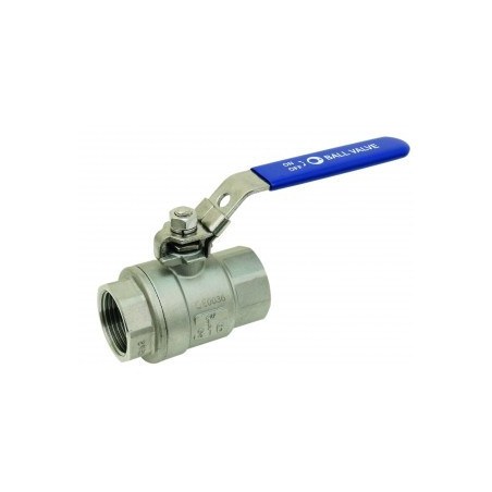 Vanne à sphère inox 2 pièces ADG femelle/femelle 1"_ref 1010-26