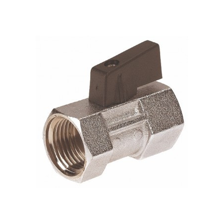 Vanne à sphère laiton ADG femelle/femelle 3/8" série mini_ref 102FF-12