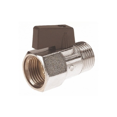 Vanne à sphère laiton ADG mâle/femelle 1/8" série mini_ref 102MF-5