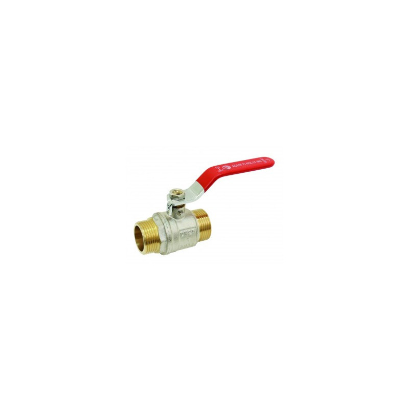 Vanne à sphère laiton ADG male/male 3/8" série Alpine passage intégral_ref 203-12