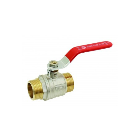 Vanne à sphère laiton ADG male/male 3/8" série Alpine passage intégral_ref 203-12