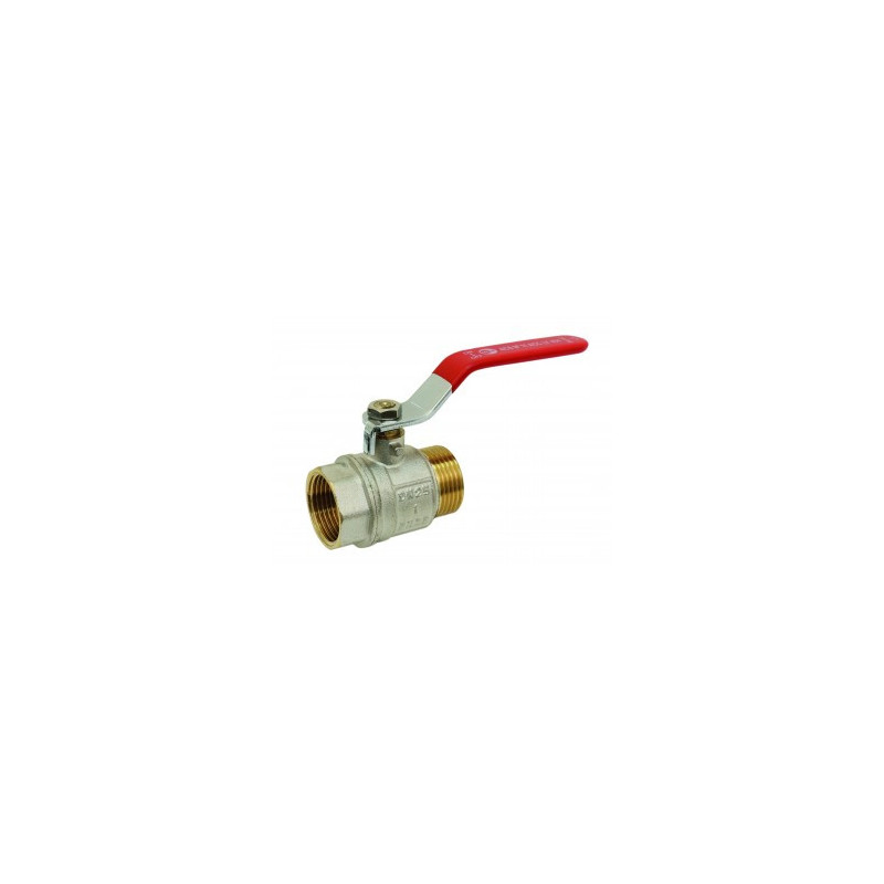 Vanne à sphère laiton ADG male/femelle 1/4" série Alpine passage intégral_ref 205-8