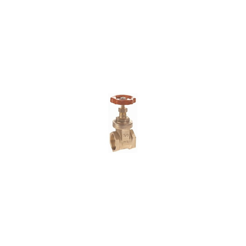 Vanne à passage direct ADG en laiton femelle/femelle 1/2"_ref 215-15