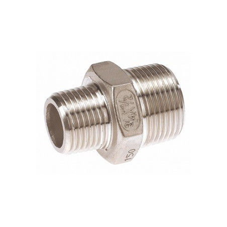 Réduction hexagonale mâle mâle inox 316 1" x 1/2" ADG_ref 2245I-2615