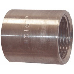 Manchon lisse femelle femelle inox 316L 1" pouce ADG_ref 2275I-26