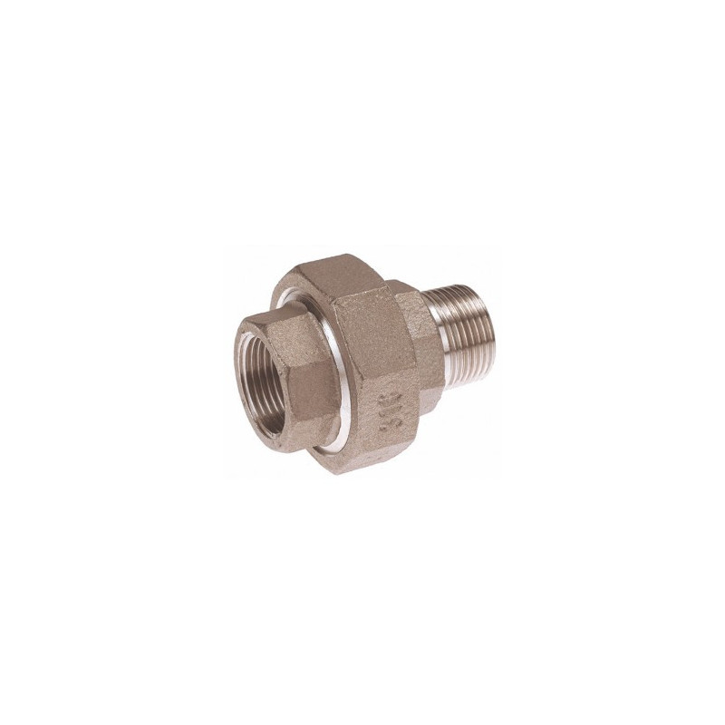 Raccord union sphéro-conique mâle/femelle 3/4" inox 316 ADG_ref 2341I-20