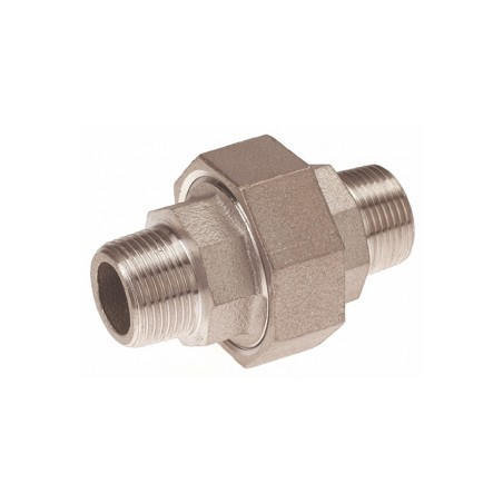 Raccord union sphéro-conique mâle/mâle 1/4" inox 316 ADG_ref 2342I-8