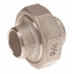 Raccord union à souder BW/BW sphéro-conique 1" inox 316 ADG_ref 2343I-26