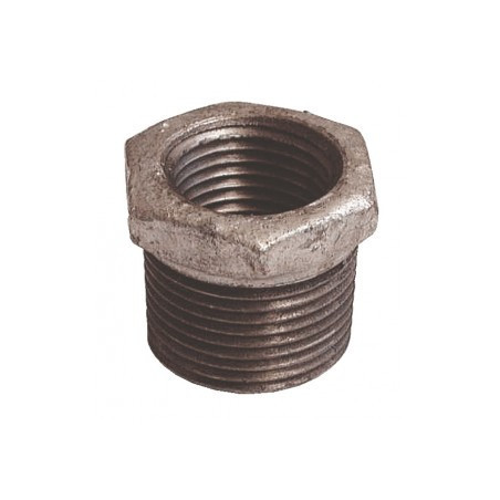 Réduction mâle femelle 2" x 1/2" fonte galvanisée ADG_ref 241G-5015