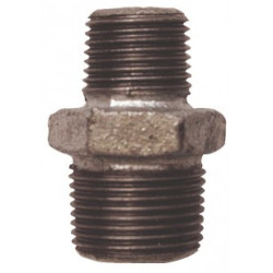 Réduction mâle mâle 1/4" x 1/8" fonte galvanisée ADG_ref 245G-85