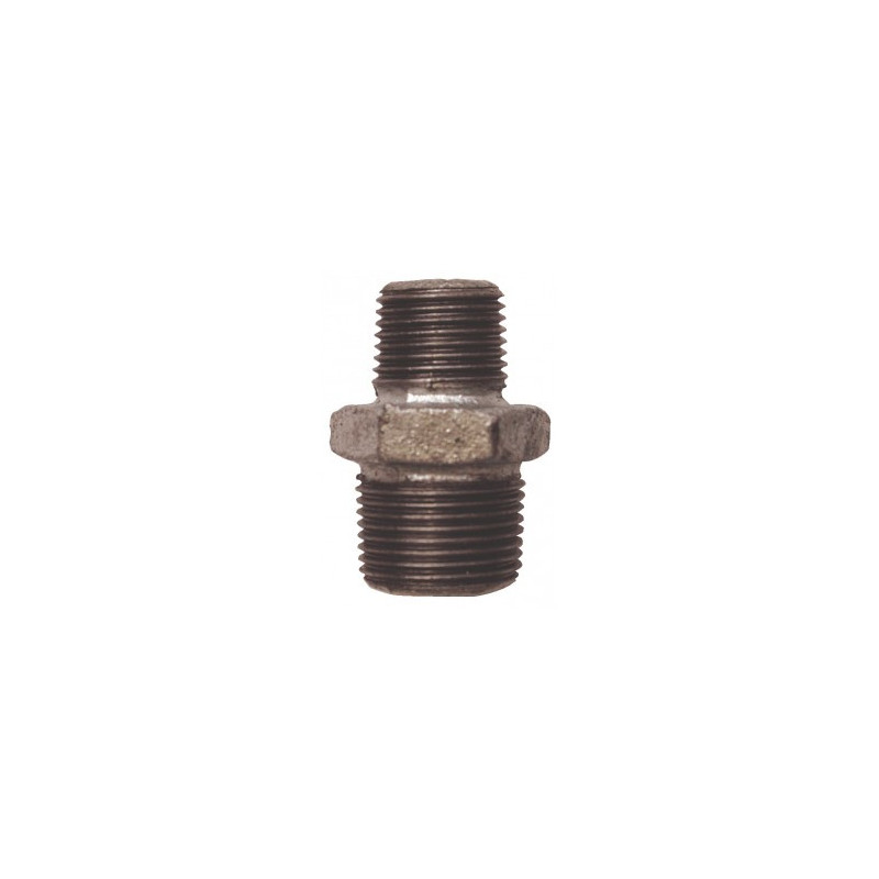 Réduction mâle mâle 1" x 1/2" fonte galvanisée ADG_ref 245G-2615