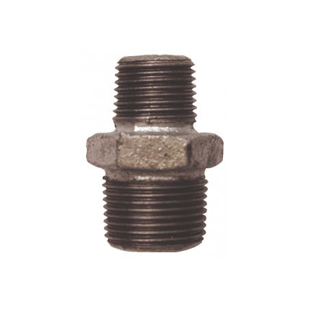Réduction mâle mâle 1"1/4 x 3/4" fonte galvanisée ADG_ref 245G-3320