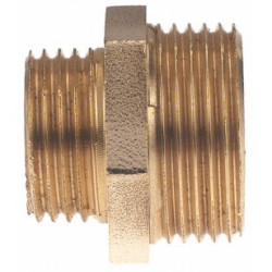 Raccord mamelon réduit laiton 2" x 1" ADG_ref 245L-5026
