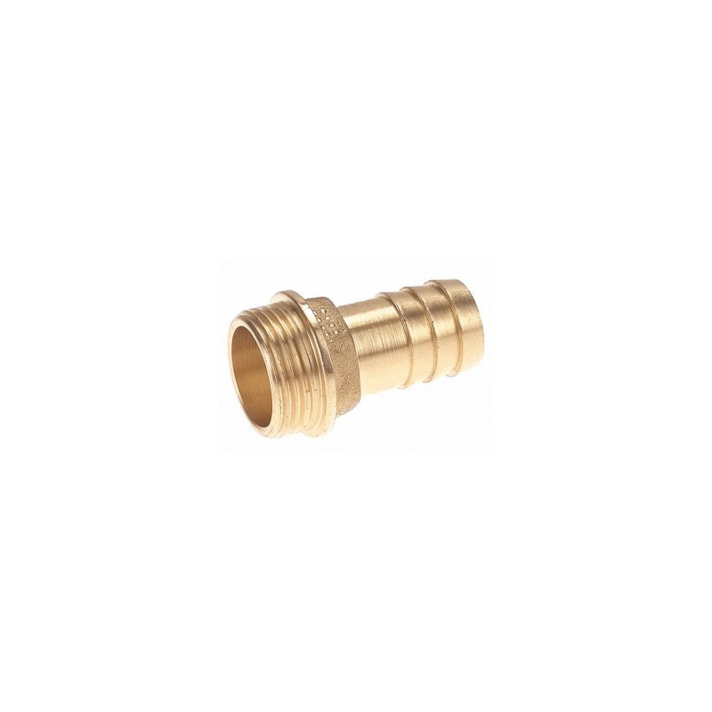 Embout mâle cannelé laiton 1/4" - douille Ø6 mm ADG_ref 710M-86