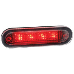 Feu LED rouge encastrable AEB 12/24V_ref C2-98-DV-RO