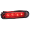Feu LED rouge encastrable AEB 12/24V_ref C2-98-DV-RO