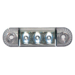Feu LED AEB blanc 3 LEDs montage surface_ref W61-DV-CR