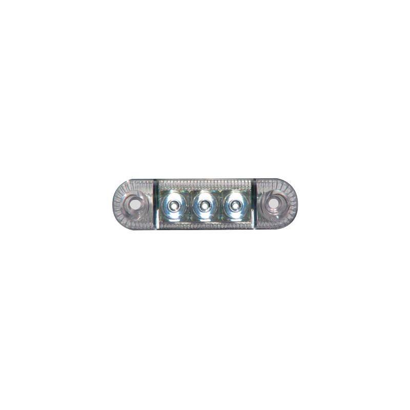 Feu LED AEB blanc 3 LEDs montage surface_ref W61-DV-CR