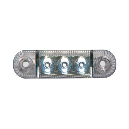 Feu LED AEB blanc 3 LEDs montage surface_ref W61-DV-CR
