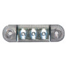 Feu LED AEB blanc 3 LEDs montage surface_ref W61-DV-CR