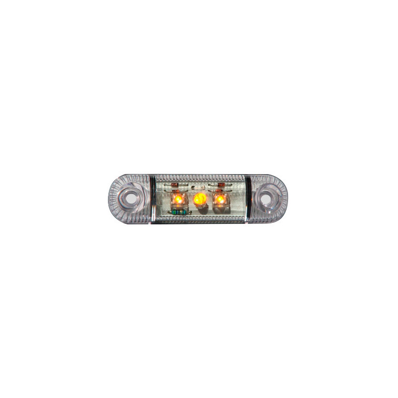 Feu de position latéral LED orange AEB 3 LEDs_ref W61-DV-OR