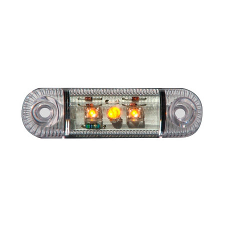 Feu de position latéral LED orange AEB 3 LEDs_ref W61-DV-OR
