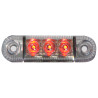 Feu de gabarit LED AEB rouge 3 LEDs IP68_ref W61-DV-RO