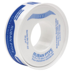 Ruban PTFE GEB 12mm pour étanchéité de raccords gaz_ref 815192-1