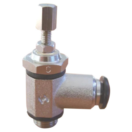 Régulateur de débit Airfit laiton 6-1/8 filetage BSP_ref 0615+06+10