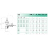 Régulateur de débit Airfit laiton 6-1/8 filetage BSP_ref 0615+06+10-1