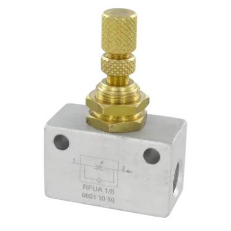 Régulateur de débit Airfit en ligne 1/4"_ref 0651+13+13