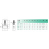 Régulateur de débit Airfit 3/4" unidirectionnel_ref 0651+27+27-1