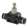 Régulateur de débit Airfit en ligne 10-10 en polymère_ref 0660+10+10