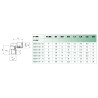 Équerre femelle orientable Airfit 8-1/4 pour air comprimé_ref 0804+08+13-1