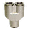 Raccord en Y égal 6 Airfit pour air comprimé et vide_ref 0817+06+00
