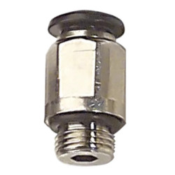 Raccord droit mâle M5-6 Airfit en laiton pour air comprimé_ref 1801+06+05