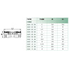 Raccord droit double Airfit Ø4 mm en laiton nickelé_ref 1802+04+00-1
