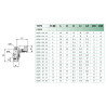 Raccord équerre Airfit 14-1/2 BSP/NPT pour air comprimé_ref 1805+14+21-1