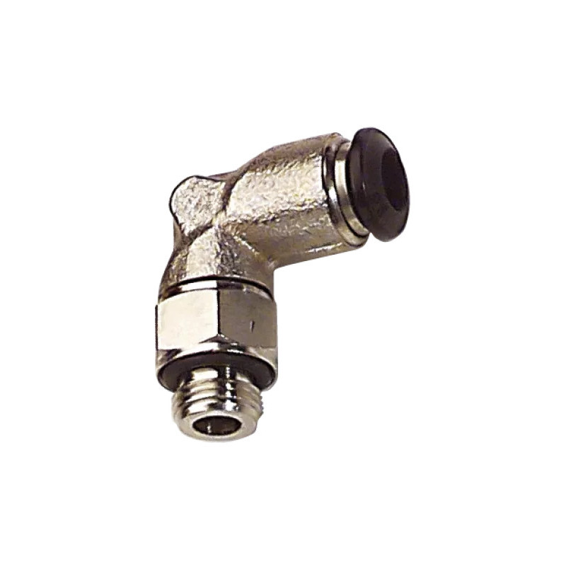 Raccord équerre mâle orientable Airfit 12-1/4 laiton nickelé_ref 1806+12+13