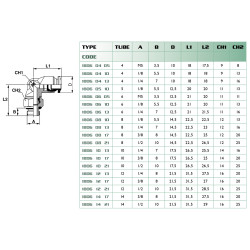Raccord équerre mâle orientable Airfit 12-1/4 laiton nickelé_ref 1806+12+13-1