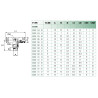 Raccord en T orientable Airfit 10-1/4_ref 1808+10+13-1