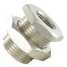 Raccord traversée cloison 3/8 M26x1,5 Airfit en laiton nickelé_ref 2168+17+17