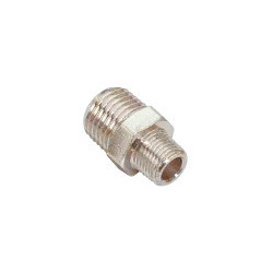 Réduction mâle/mâle conique 1/2-3/4 BSP Airfit en laiton nickelé_ref 2202+21+27-1