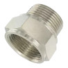 Réduction femelle/mâle 3/8-1/8 BSP Airfit en laiton nickelé_ref 2204+17+10