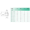 Réducteur femelle/femelle 1/4-1/8 BSP Airfit en laiton nickelé_ref 2301+13+10-1